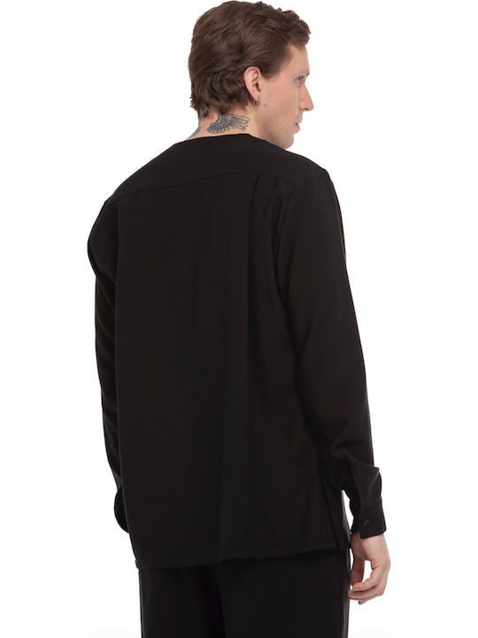 Langärmlig Hemd Black