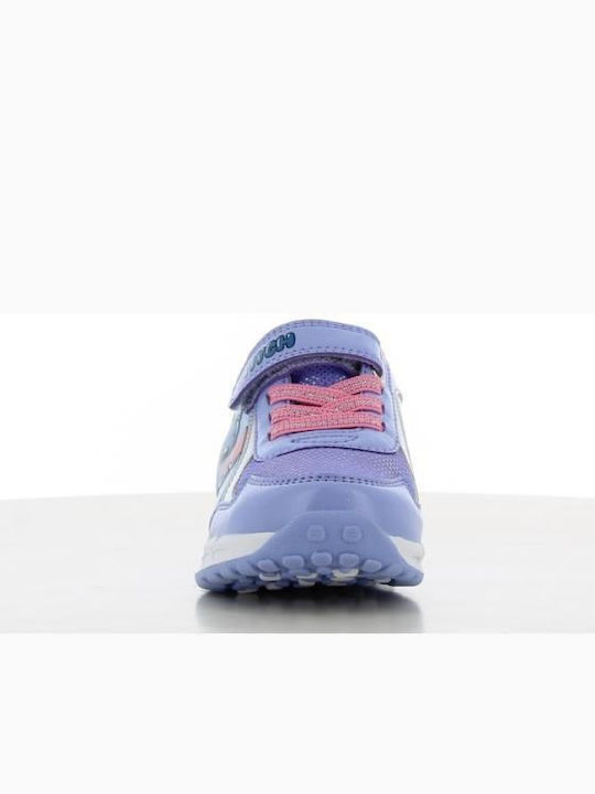 Stitch Kids Sneakers with Scratch & Lights Purple