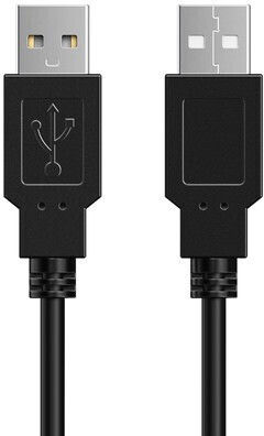 Cabletime 0.5m USB 2.0 Cable A-Male (C161-AMAM-B0.5)