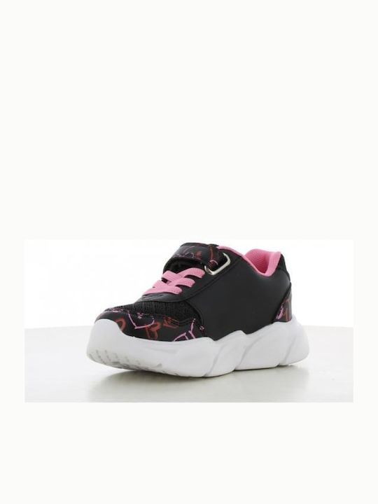 Minnie Mouse Kids Sneakers with Scratch Black