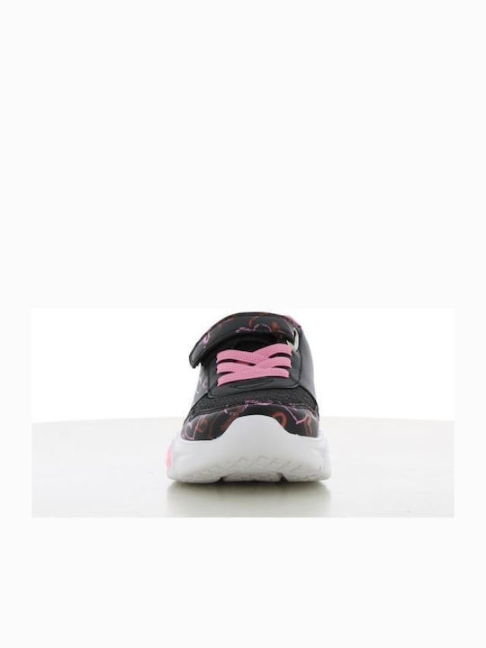 Minnie Mouse Kids Sneakers with Scratch Black