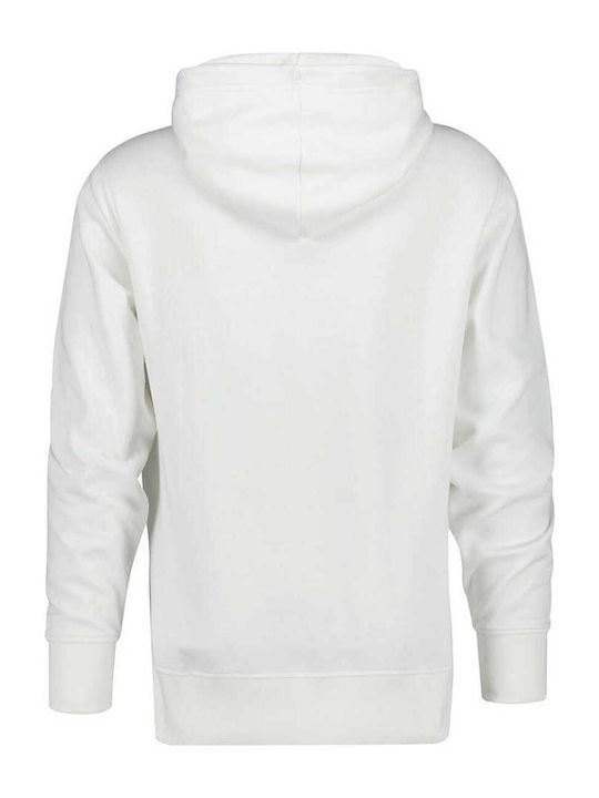 Sweatshirt with Hood White