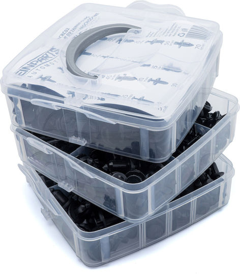 Set Car Clips Clamps Pins 630 Pieces Installation Tools