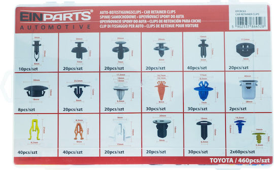 Clips Fasteners Dedicated To Toyota Set 460 Stück