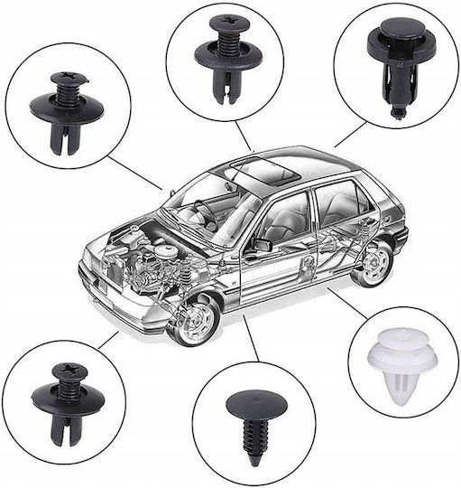 Universal Set Clips Pins Car Upholstery 620pcs