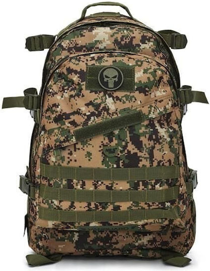 Nils Military Backpack Backpack made of Polyester Khaki 45lt