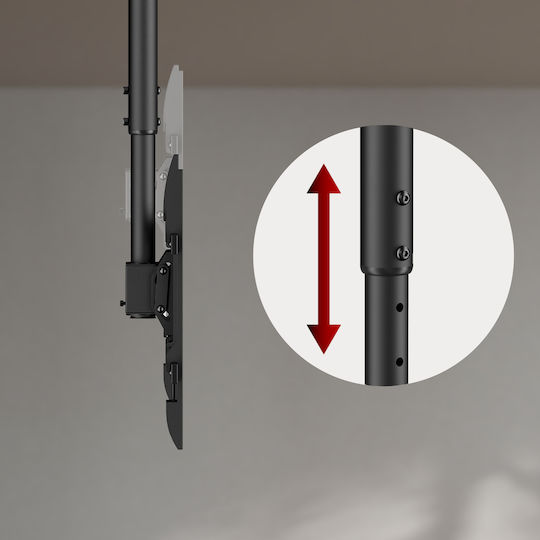 Maclean Energy MC-112 B Βάση Τηλεόρασης Οροφής έως 86" και 60kg