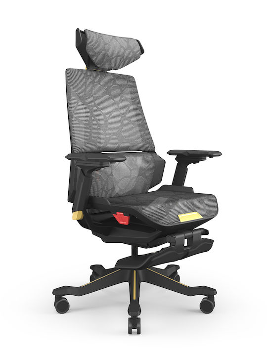 THESIS Bloodragon Office Chair with Recline Gold Grey