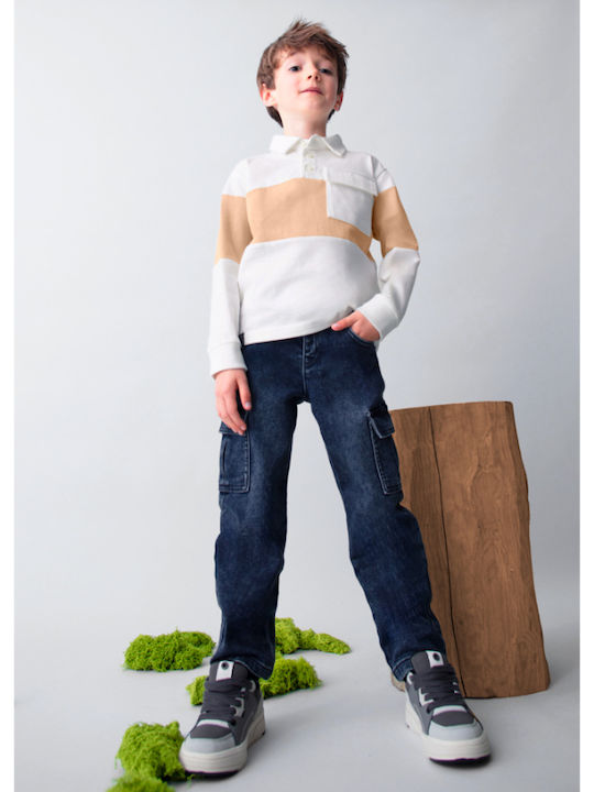 Mayoral Kids' Jeans Trousers Black Blue