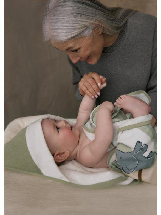 Mayoral Baby-Badetuch mit Kapuze