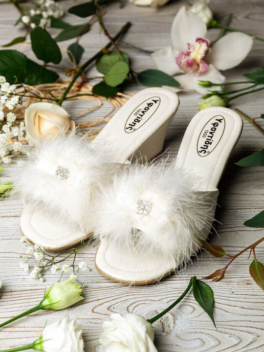 Bridal Women's Slippers White