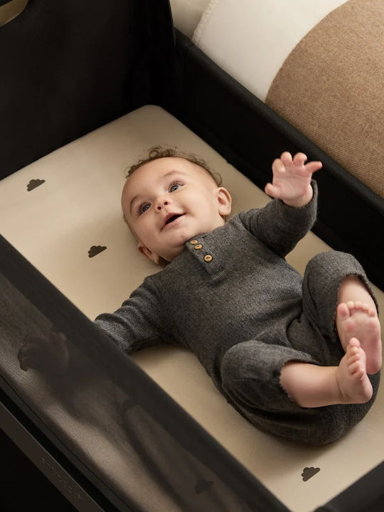 Snuz Cradle Snuzpod5 with Mattress and Wheels Gray