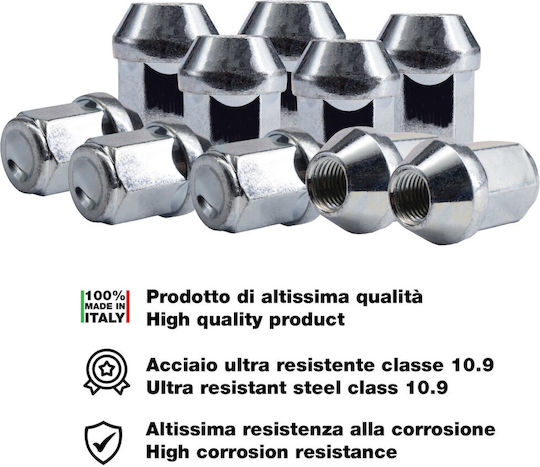 Simoni Racing Nuts M12x1.5mm Length 34mm 10pcs