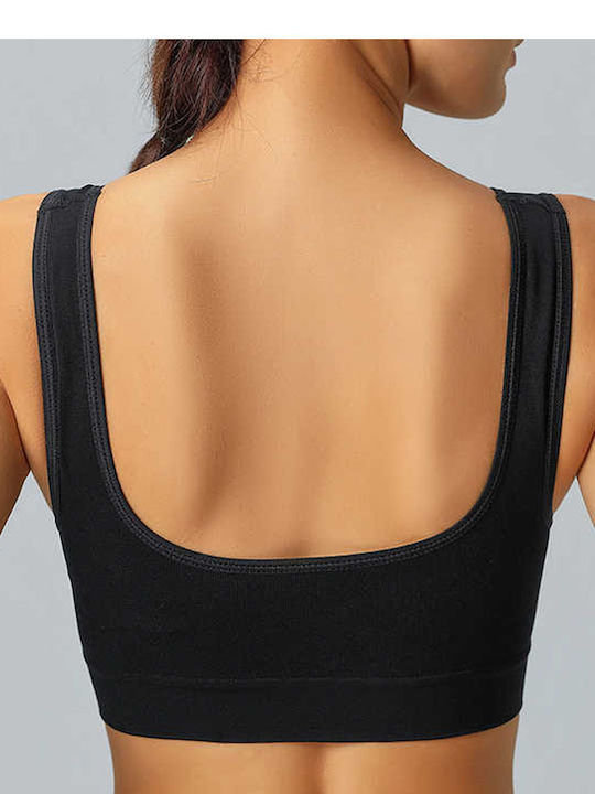 Women's Sports Bra with Light Padding Black