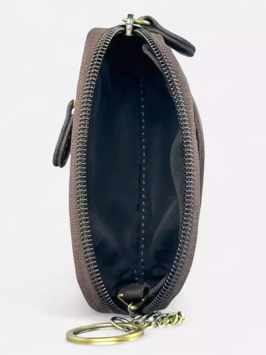 Titularul Cheii Din Piele Calfnero 8023w Maro