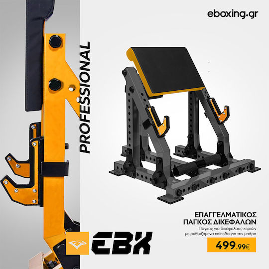 eBoxing Ρυθμιζόμενος Πάγκος Γυμναστικής Δικεφάλων