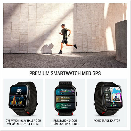 Garmin Venu X1 Titanium 46mm Waterproof Smartwatch with Heart Rate Monitor (Black with Slate Titanium)
