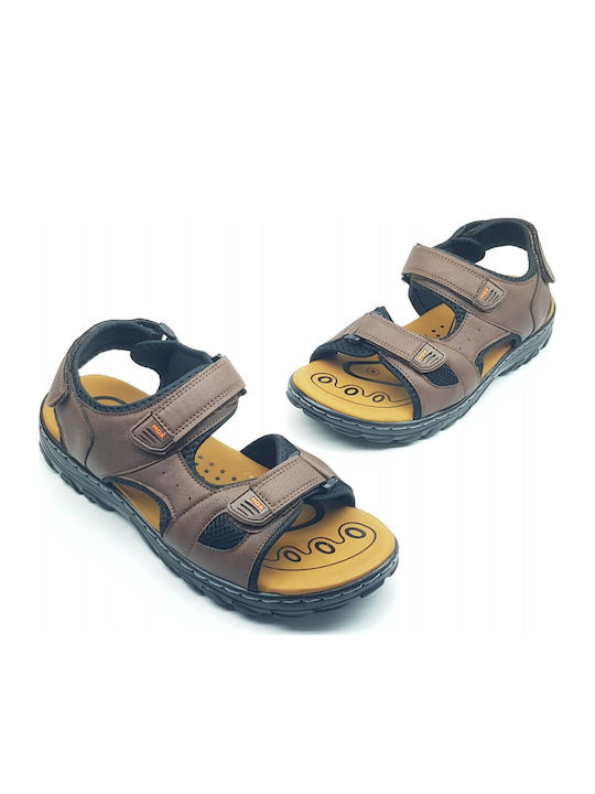 Herrensandalen in Braun Farbe