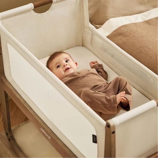 Snuz Комплект Бебешки Чаршафи За Количка Памучни Бежов 44x80бр 2бр