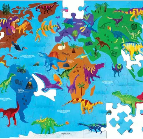 Παιδικό Puzzle Χάρτης 80pcs Mudpuppy
