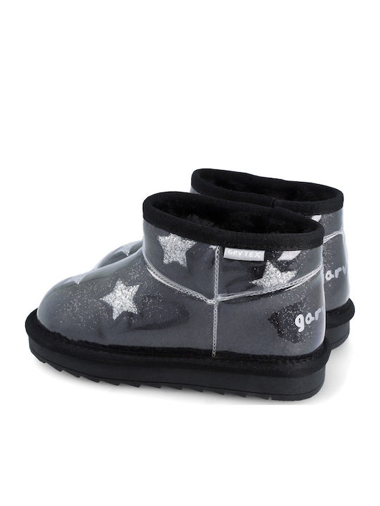 Anatomical Kids Boots from Patent Leather Black