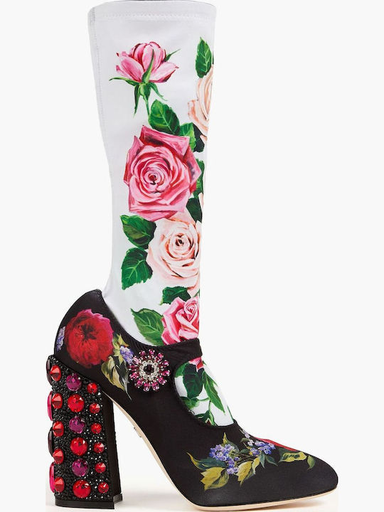 Dolce & Gabbana Leder Damenstiefel