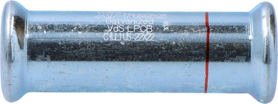 KAN-therm Pipe Connection Galvanized 22mm HAK313