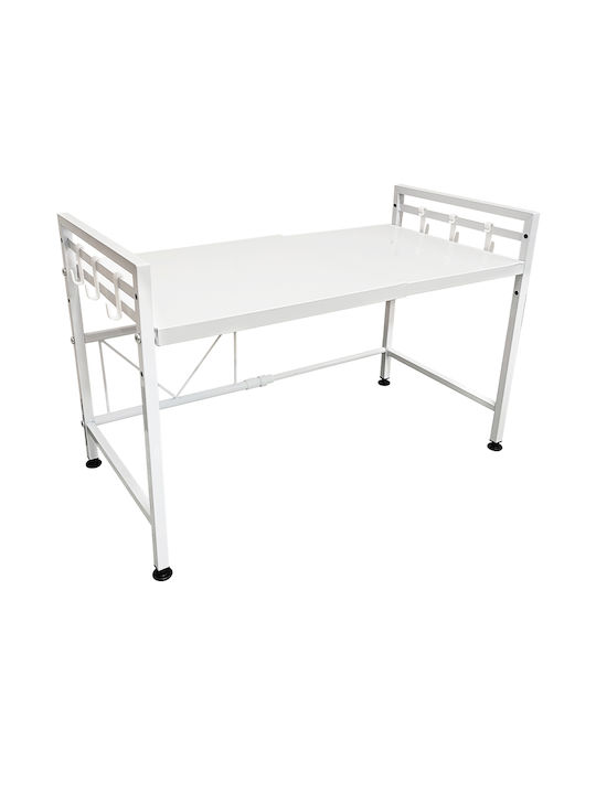 Shally Dogan Βάση Οργάνωσης Κουζίνας Inox σε Λευκό Χρώμα 32x60x43.5cm