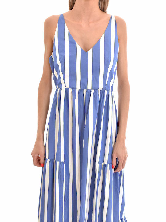 Rochie De Vară Maxi Albastru Cornflower