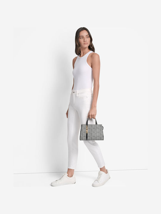 Damen Satchel Tasche Schwarz