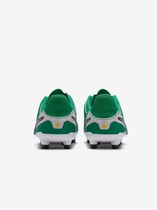 Jr Tiempo Legend 10 Academy FG MG HJ7190 300 Kids Soccer Cleats Molded Outsole Green