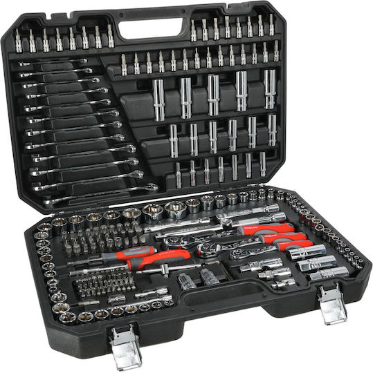 Proline Set de chei tubulare și clichet 1\2" & 3\8" & 1\4" 216buc