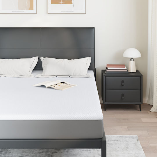 vidaXL Ανώστρωμα Υπέρδιπλο Polyester 160x200x3.5εκ.