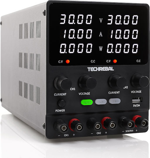 Laboratory-Stromversorgung Techrebal Sps-3010-2kd 30V 10A