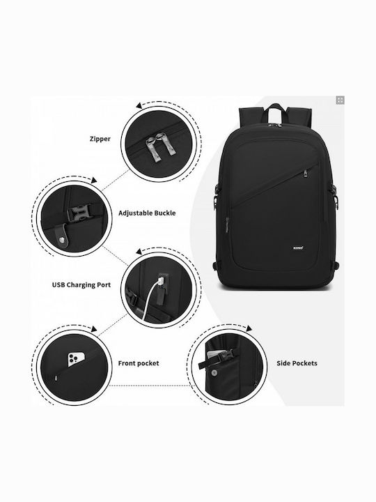 Miss Lulu Backpack Μαύρο
