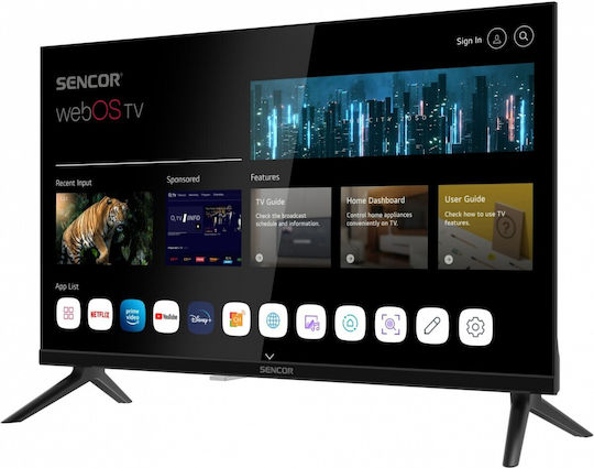Sencor Smart Television 24" HD Ready LED SLE 24S830MB (2025)