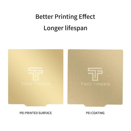 Suprafață De Imprimare Dublă Față Texturată Netedă 235 X 235 Mm Placă Pei Imprimantă 3D Ender 3 Ender 5/pro Cr 20/pro Mega Pro Kobra Aquila C2 S2 X2 Odin-5 F3 Neptune X 2 2s Mingd D2 Lk4/lk4 Pro B1 A10m/a10t Bază Magnetică