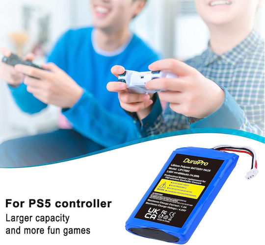 Lip1078 4000 mAh Batterie Kompatibel mit Sony PS5 Playstation 5 Dualsense Controller Durapro