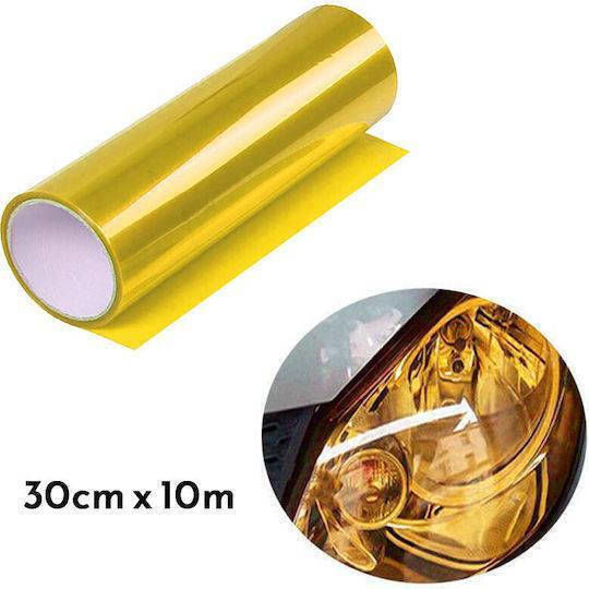 Protective Car Headlight Film 30cm*10m W15492-r Red