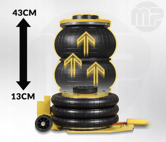 Majster Polska Jack Air with Lifting Capacity up to 43cm and Weight Capacity up to 3.5 Tons
