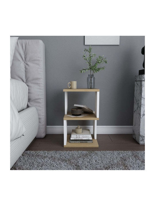 Κομοδίνο Carter Ξύλινο Μπεζ 29.6x29.6x49.4cm GP052-0149,2