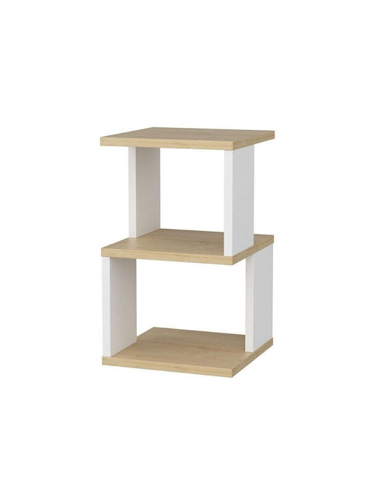 Κομοδίνο Carter Ξύλινο Μπεζ 29.6x29.6x49.4cm GP052-0149,2