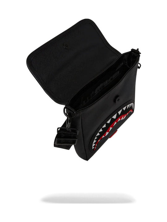 Fly Knit Mouth Men's Bag Shoulder / Crossbody Black