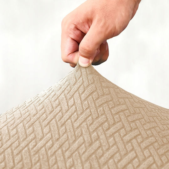 Ubieramy Meble Elastische Abdeckung Für Stuhl Beiges 40x40cm