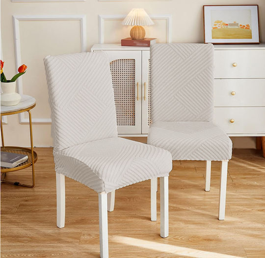 Ubieramy Meble Elastische Abdeckung für Stuhl Light Gray 1Stück