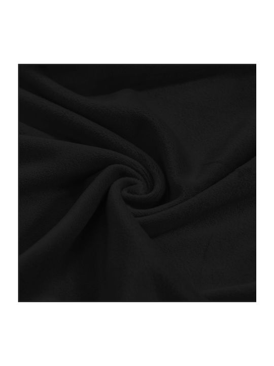 Ubieramy Meble Elastische Abdeckung für Sessel Black Velvet 1Stück