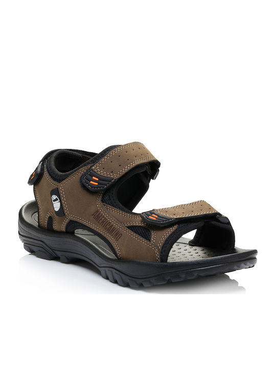 Herrensandalen in Braun Farbe