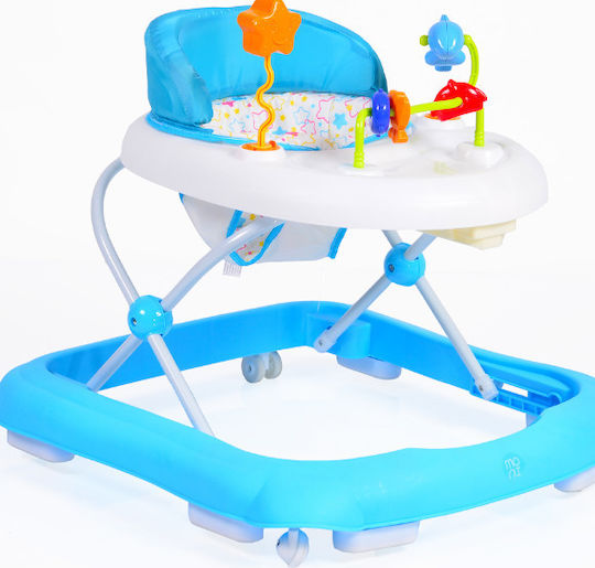 Moni Eko Baby Walker with Music for 6+ Months Blue
