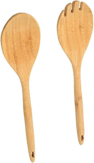 Κουταλα & Πιρουνα Bamboo Σετ 2 Τεμ