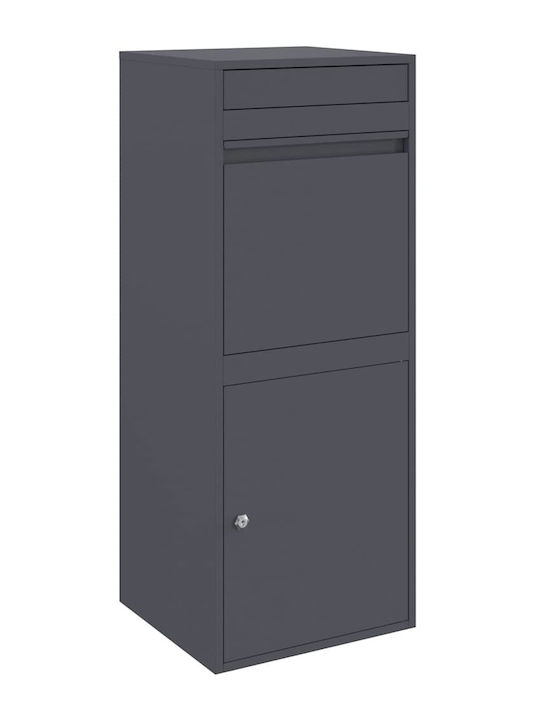 vidaXL Θυρίδα Γραμματοκιβωτίου Inox σε Γκρι Χρώμα 41x38x103cm vidaXL Θυρίδα Γραμματοκιβωτίου Inox σε Γκρι Χρώμα 41x38x103cm
